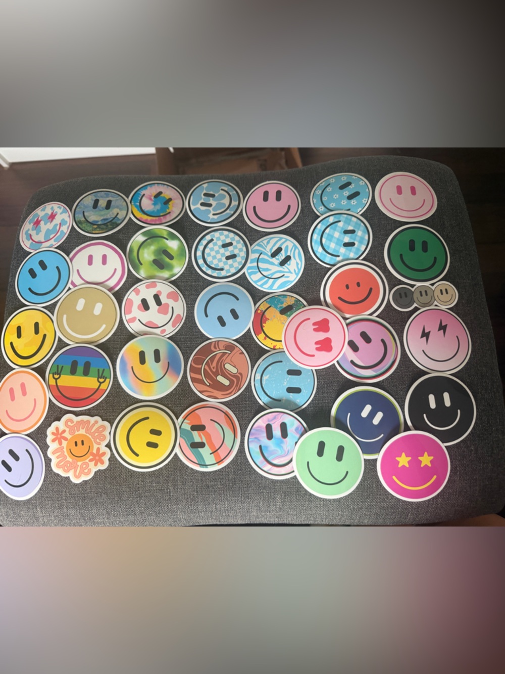 Smiley face stickers
